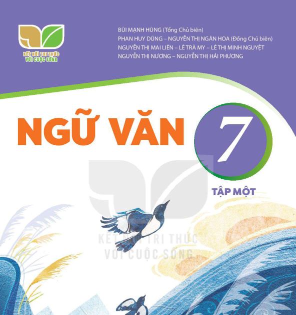 SÁCH GIÁO KHOA NGỮ VĂN 7 TẬP 1 KẾT NỐI TRI THỨC Miễn phí